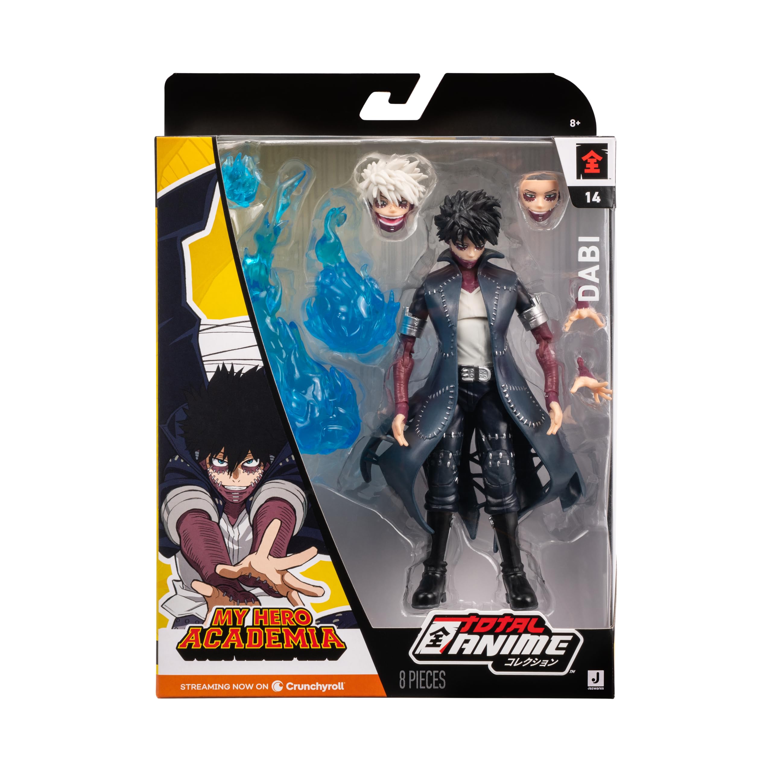 Amazon.com: Total Anime Dabi - 6.5-Inch Figure with Swappable